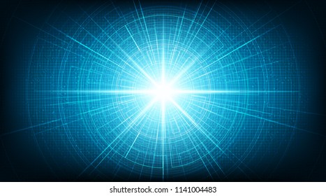 Hi-tech Digital Light Blue Background,future and technology Concept design,Vector illustration.