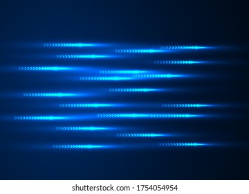 Hi-tech digital technology concept, High speed movement design