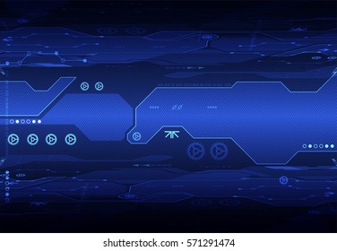 Hi-tech digital technology and engineering background. Vector
