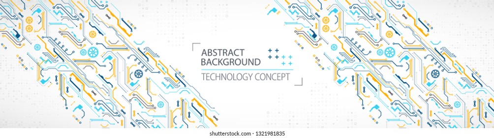 Hi-tech digital technology and engineering theme.