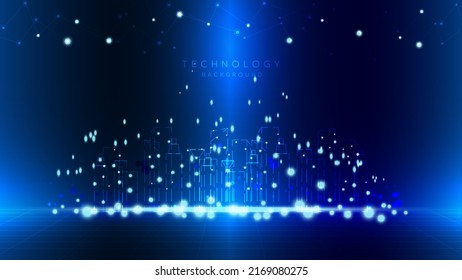 Hi-tech digital technology futuristic circuit digital. Abstract futuristic design. artificial intelligence. Modern futuristic design. Abstract technology vector illustration background.