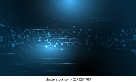 Hi-tech digital technology futuristic circuit digital. Abstract futuristic design. artificial intelligence. Modern futuristic design. Abstract technology vector illustration background.