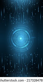 Hi-tech digital technology futuristic circuit digital. Abstract futuristic design. artificial intelligence. Modern futuristic design. Abstract technology vector illustration background.