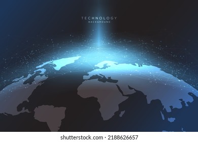 Hi-tech digital technology futuristic circuit digital. Abstract futuristic design. artificial intelligence. Modern futuristic design. Global network connection technology. vector illustration.