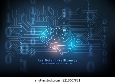 Hi-tech digital technology futuristic circuit digital.Abstract futuristic design.Artificial intelligence technology.Modern futuristic design.Data analysis in futuristic concept.Vector illustration.