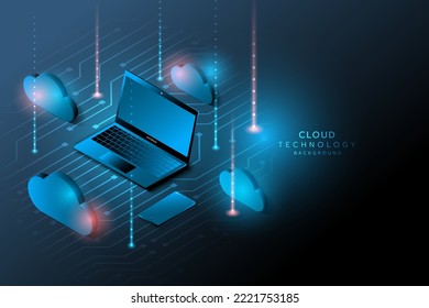 Hi-tech digital technology futuristic circuit digital.Abstract futuristic design. artificial intelligence.Modern futuristic design.Cloud computing Abstract technology vector illustration background.