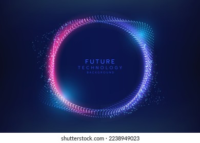 Hi-tech digital technology futuristic circuit digital. Abstract futuristic design. artificial intelligence technology. Modern futuristic design. Abstract technology vector illustration background.