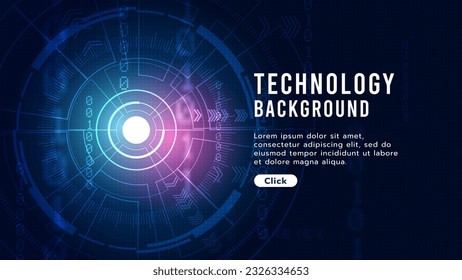 Hi-tech digital technology futuristic circuit digital. Abstract futuristic curve digital line design.Modern futuristic design.Digital landscape pattern technology.Vector illustration.