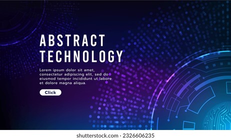 Hi-tech digital technology futuristic circuit digital. Abstract futuristic curve digital line design.Modern futuristic design.Digital landscape pattern technology.Vector illustration.