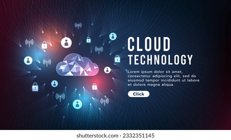 Hi-tech digital technology futuristic circuit digital. Abstract futuristic curve digital line design.Modern futuristic design.Digital landscape pattern technology.Vector illustration.