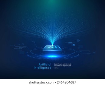Tecnología digital de alta tecnología circuito futurista digital. Abstractas diseño futurista. AI, inteligencia artificial. Diseño futurista moderno. Tecnología de conexión de red global. Ilustración vectorial.
