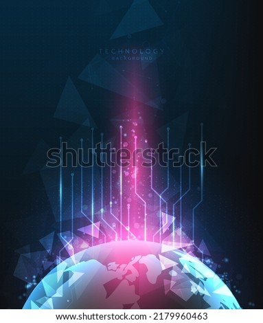 Hi-tech digital technology futuristic circuit digital. Abstract futuristic design. AI, artificial intelligence. Modern futuristic design. Global network connection technology. vector illustration.