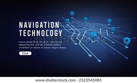 Hi-tech digital technology futuristic circuit digital. Abstract futuristic curve digital line design.Modern futuristic design.Navigation and location digital landscape technology.Vector illustration.