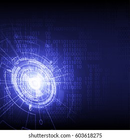 Hi-tech digital technology vector design