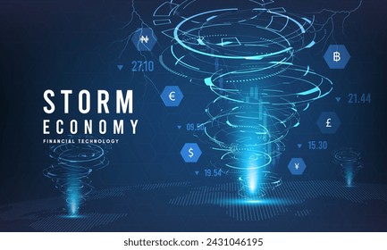 High-Tech wirtschaftliche Finanz-Digitaltechnologie futuristischer Hintergrund.Abstraktes futuristisches Design. Finanztechnologie.Modernes futuristisches Design.Abstrakte Technologie Vektor-Illustration Hintergrund.