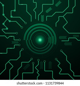 Hi-tech electrical circuit background