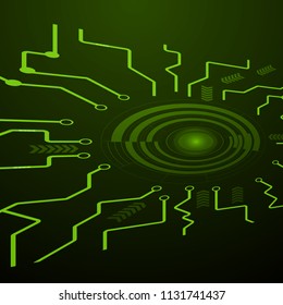 Hi-tech electrical circuit background