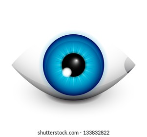 Hi-tech eye concept icon design