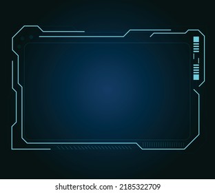 Hi-tech  frame vector background.technology vector frame 