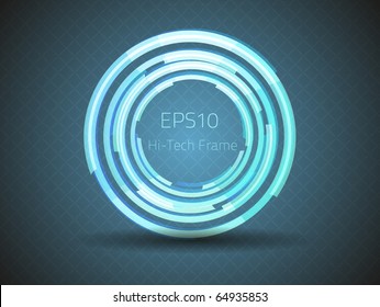 Hi-Tech frame for your design. Fully vector, enjoy!