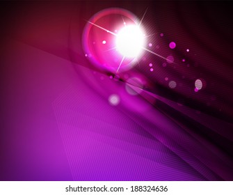 Hi-tech futuristic abstract blurred flares and colors