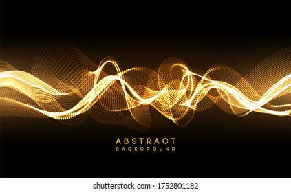 Fondo tecnológico futurista de alta tecnología, formas de neón y puntos. Conexión tecnológica, big data, estructura de puntos
