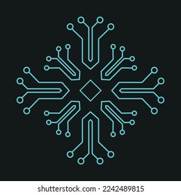 hi-tech pattern data system technology pattern element tech 