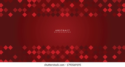 Hi-tech red corporate abstract background. Geometric vector design. Vector illustration for modern keynote presentation background, brochure design, website slider, landing page, annual report