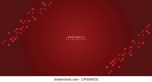 Hi-tech red corporate abstract background. Geometric vector design. Vector illustration for modern keynote presentation background, brochure design, website slider, landing page, annual report