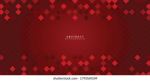 Hi-tech red corporate abstract background. Geometric vector design. Vector illustration for modern keynote presentation background, brochure design, website slider, landing page, annual report