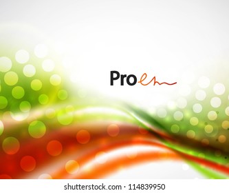 Hi-tech smooth wave motion background