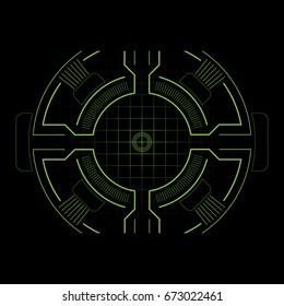 hi-tech target for video games
