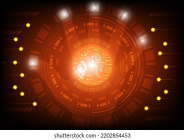 Hitech Technology background  vector illustration