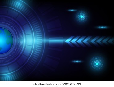 Hitech Technology background  vector illustration