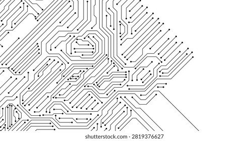 Hi-tech technology background. vector illustration