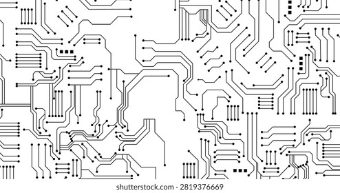 Hi-tech technology background. vector illustration