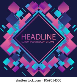 hi-tech template, digital abstract background, abstraction composition