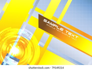 Hi-tech vector background. Clip-art