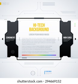 Hi-tech vector template. EPS10