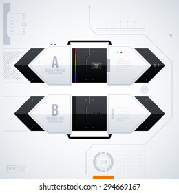 Hi-tech vector template. EPS10