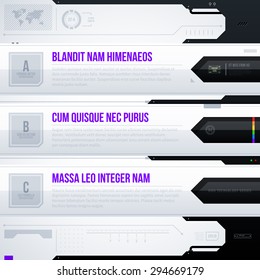 Hi-tech vector template. EPS10