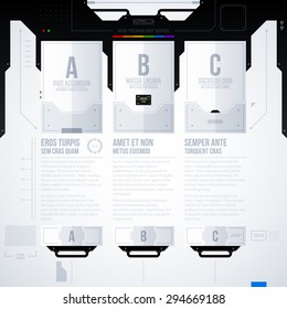 Hi-tech vector template. EPS10