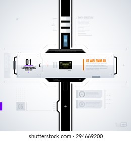 Hi-tech vector template. EPS10