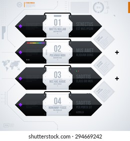 Hi-tech vector template. EPS10