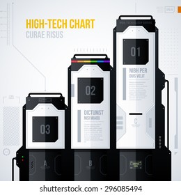 Hi-tech vector template. EPS10