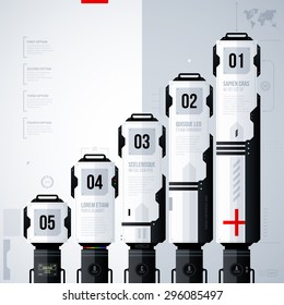 Hi-tech vector template. EPS10