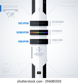 Hi-tech vector template. EPS10