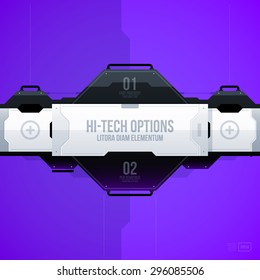 Hi-tech vector template. EPS10