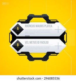 Hi-tech vector template. EPS10