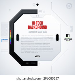Hi-tech vector template. EPS10